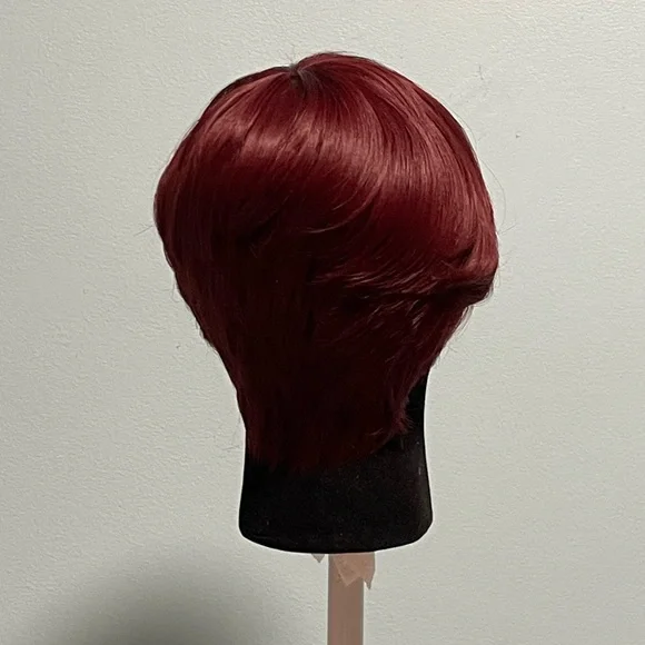 📦Burgundy pixie cut wig - Picture 4 of 7